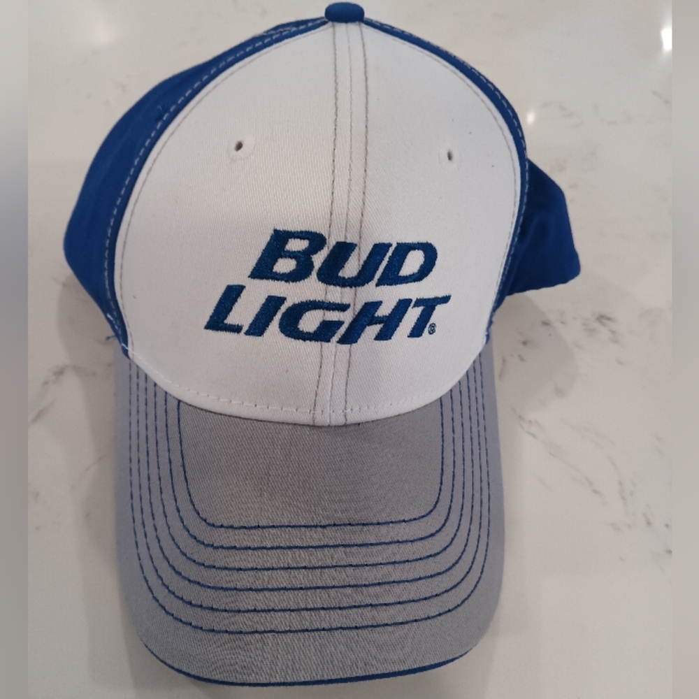 Bud Light snapback hat.